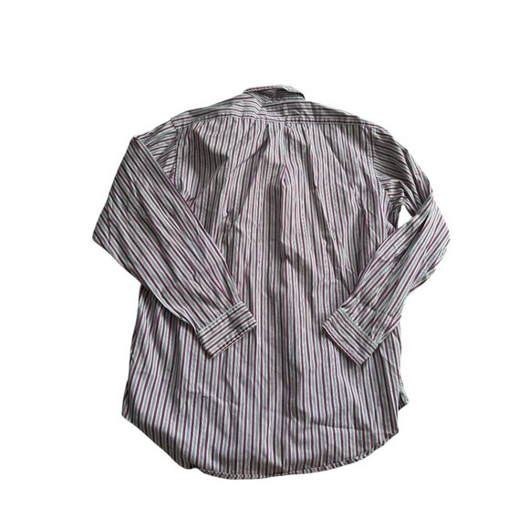 RALPH LAUREN Mens Vintage Classic Striped Long Sleeve Button Down Shirt Sz 16 L - Picture 5 of 8